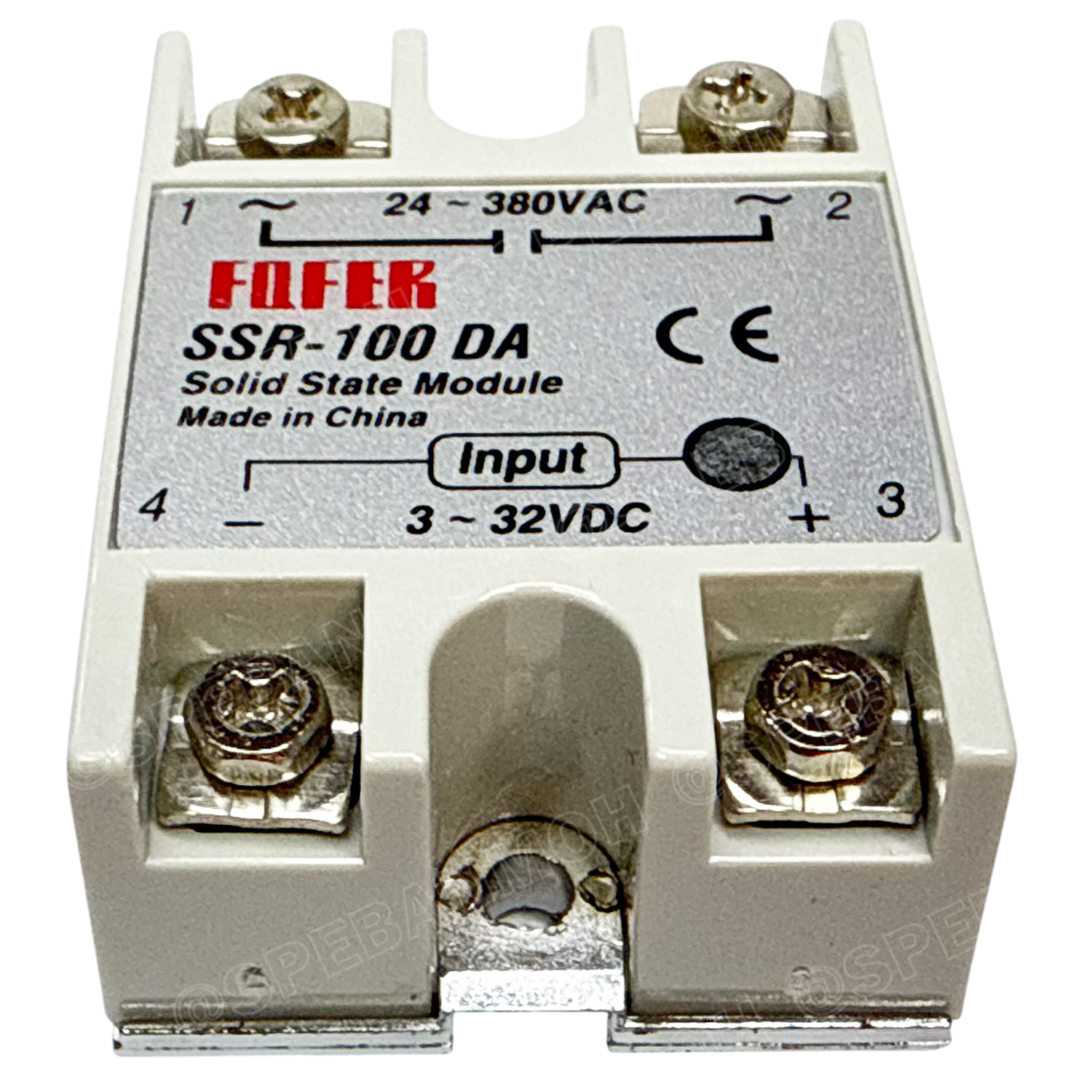 [ 1 ชิ้น ] SSR-100 DA โซลิดสเตตรีเลย์ 100แอมป์ Solid State Relay 100A SSR DC-AC สวิทช์กระแสสูง โมดูลตัดต่อวงจร สวิทช์ตัดไฟด้วยไฟฟ้า รีเลย์ Single Phase Solid State Relay อุปกรณ์ตัดต่อวงจร Control Switches
