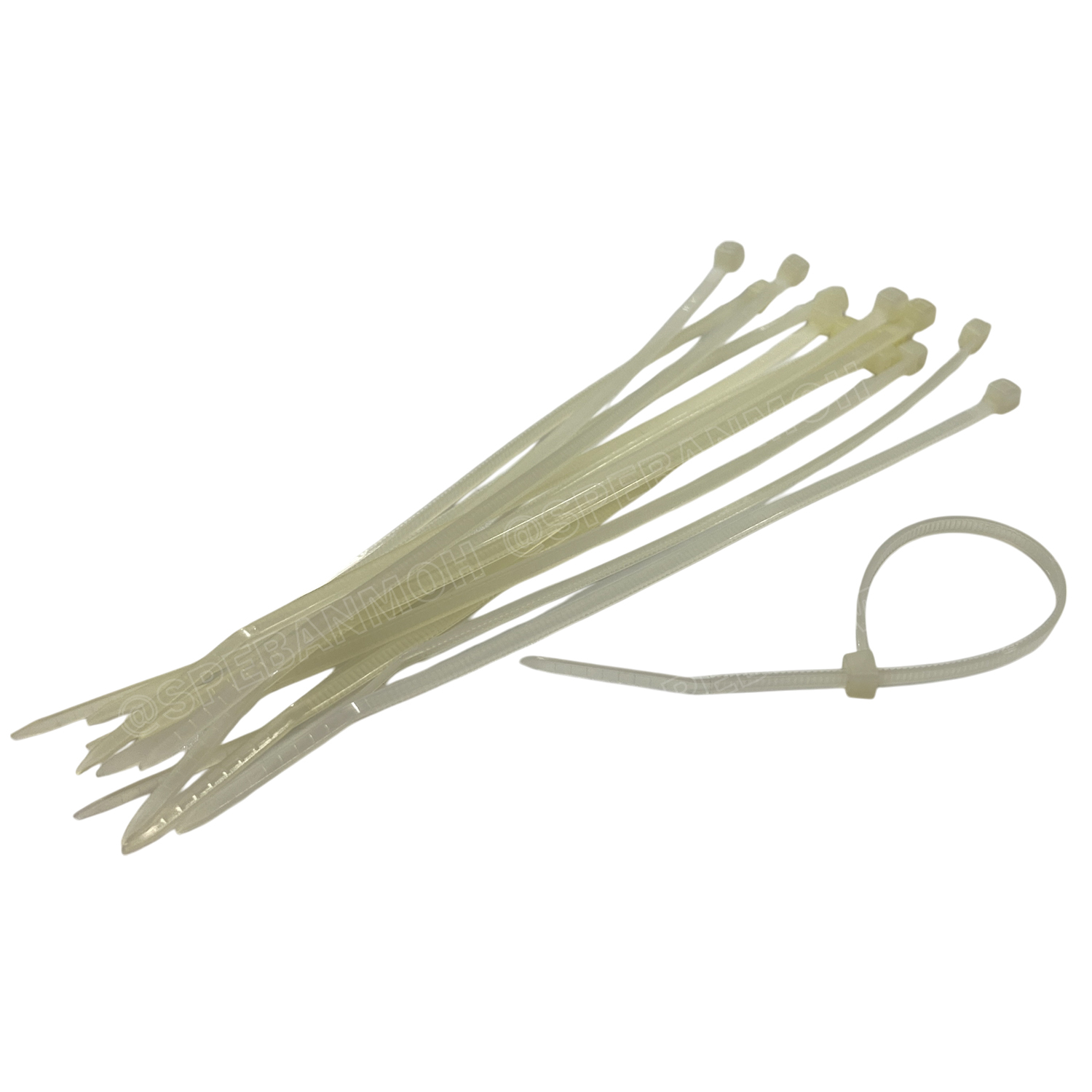 [ 100ชิ้น/ห่อ ] OEM สายรัดอเนกประสงค์ รุ่นถูก เคเบิลไทล์ หนวดกุ้ง Cable Tie สายรัด Nylon Cable สายรัดพลาสติก สายรัดไนล่อน หนวดกุ้ง Nylon Plastic สายไนล่อนรัดสายไฟแบบห่วงรัดสายไฟ สายรัดเคเบิ้ลไทร์แบบล็อคตัวเองอเนกประสงค์