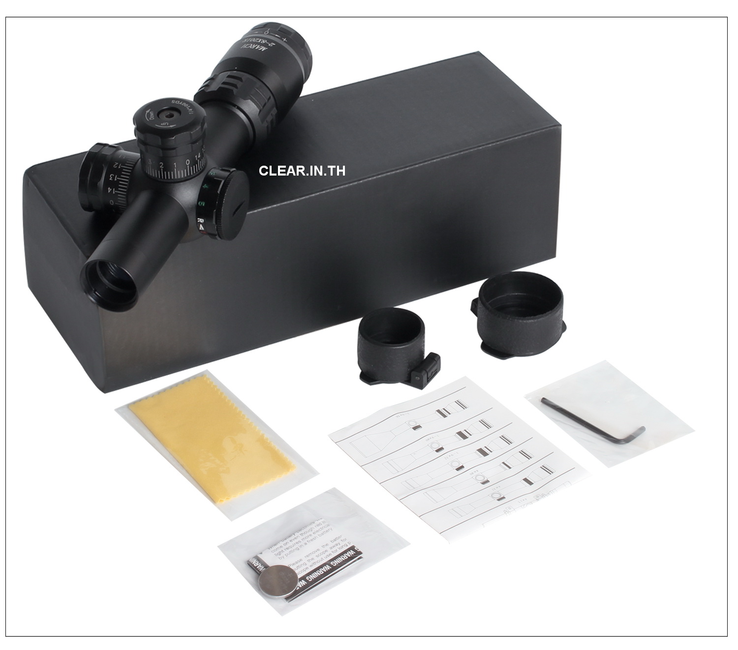 กล้องยิงเร็ว กันน้ำ กันกระแทก MARCH 2-8X20IR