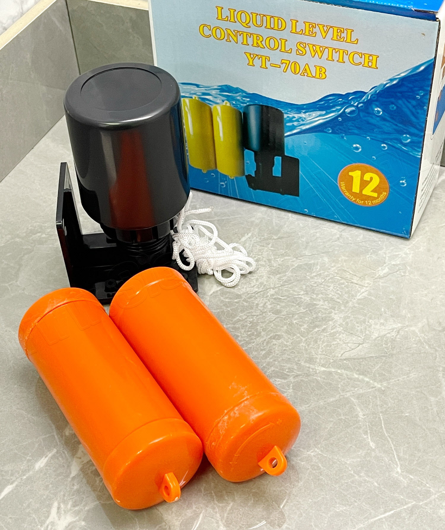 สวิทช์ลูกลอย ควบคุมระดับน้ำ / Liquid Level Control Switch (ZT) รุ่น ZT-70AB, YT-70AB