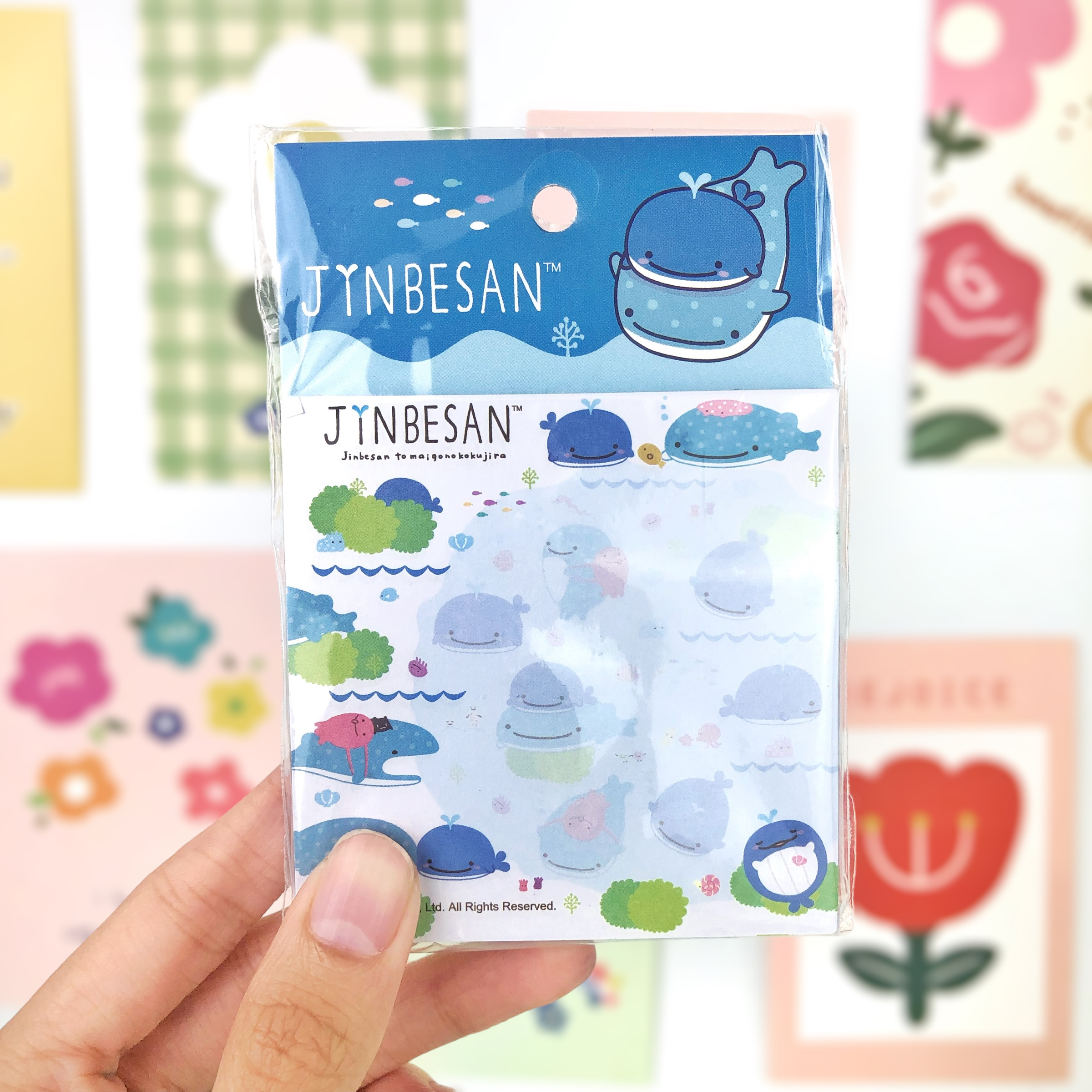 กระดาษโน๊ตกาวในตัว ลายการ์ตูนสุดน่ารัก 80 แกรม 60 แผ่น ขนาด 7.5 x 11 ซม.