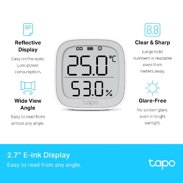 TP-Link Tapo C315 Smart Temperature & Humidity Monitor เครื่องวัดอุณหภูมิและความชื้นอัจฉริยะ