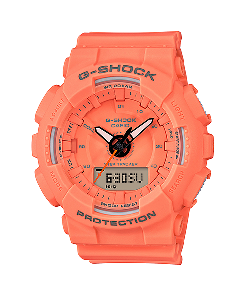 CASIO G-SHOCK Mini รุ่น GMA-S130VC-4ADR สีส้ม สินค้าของเเท้ รับประกันศูนย์ CMG