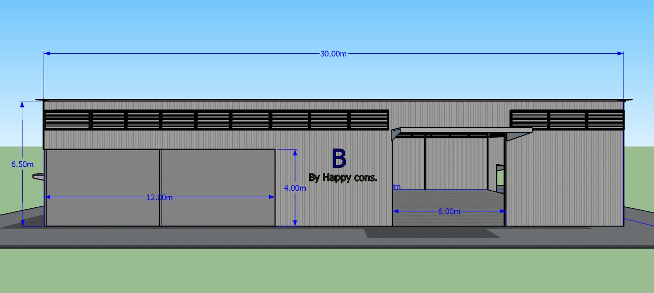 แบบ3Dโกดังสำเร็จรูปแจกฟรี