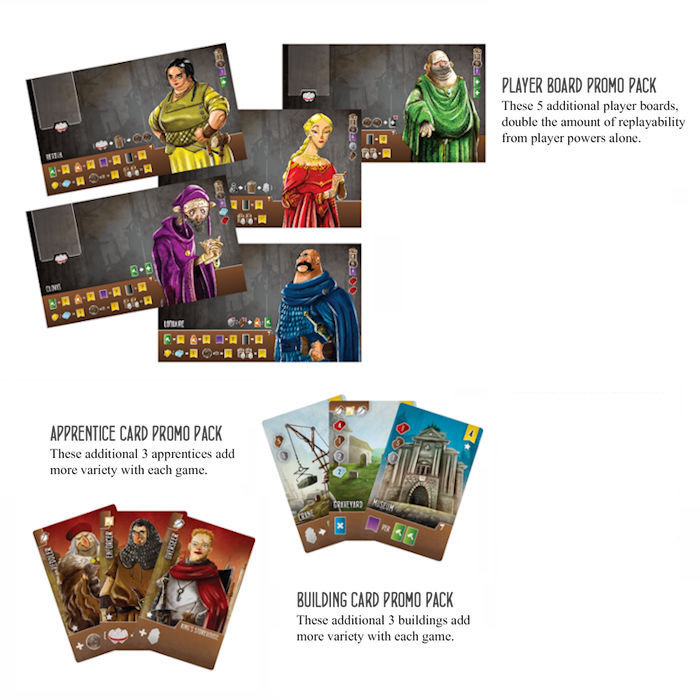 Architects of the West Kingdom - 2018 Promos ภาคเสริมบอร์ดเกม ของแท้