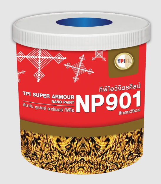 สีมุกทีพีไอวิจิตรศิลป์ (NP901) สีมุกน้ำเงิน (05) ขนาด 1 ลิตร