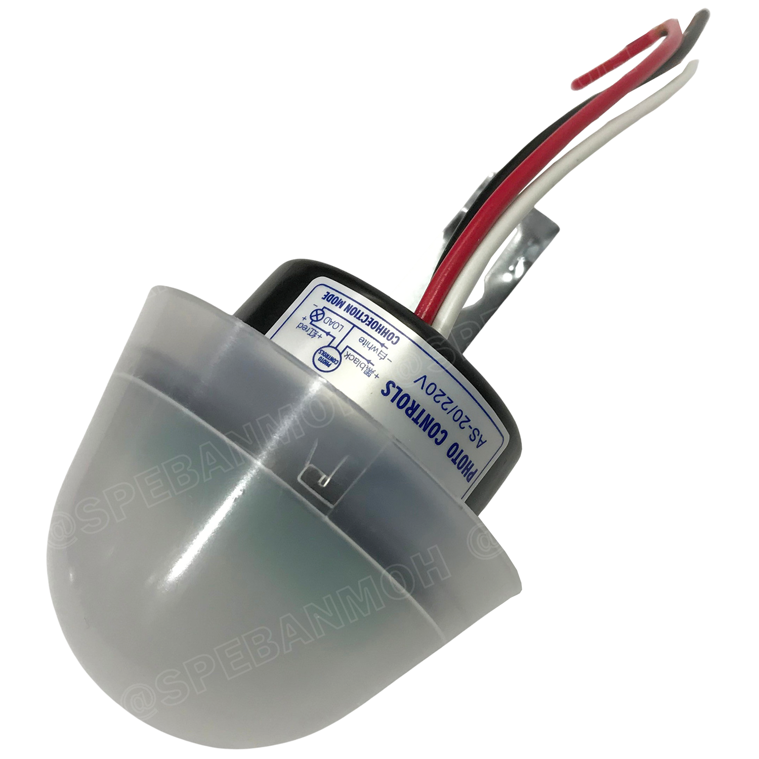 [ 1 ชิ้น ] AS-20 สวิตซ์แสงแดด แบบหมวก กันน้ำ 220V 20A Photo Sensor Switch Waterproof เปิดไฟอัตโนมัติตอนกลางคืน ปิดไฟอัตโนมัติไฟตอนเช้า สวิทช์อัตโนมัติ Auto Switch อุปกรณ์ไฟฟ้า Waterproof Sensitive Auto Photo Switch On/Off Photocell Street LED Light