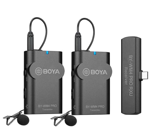 BOYA BY-WM4 PRO-K6 2.4GHz Wireless Microphone For android devices รับประกันสินค้า 2 ปี