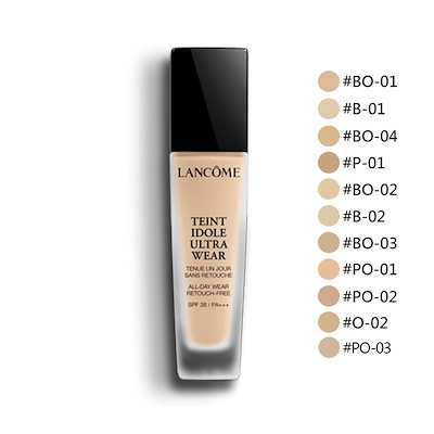 รองพื้นคุมมัน LANCOME Teint Idole Ultra Wear 30ml กล่องเงิน เคาน์เตอร์ ลังโคม แต๊งท์อิโดว์