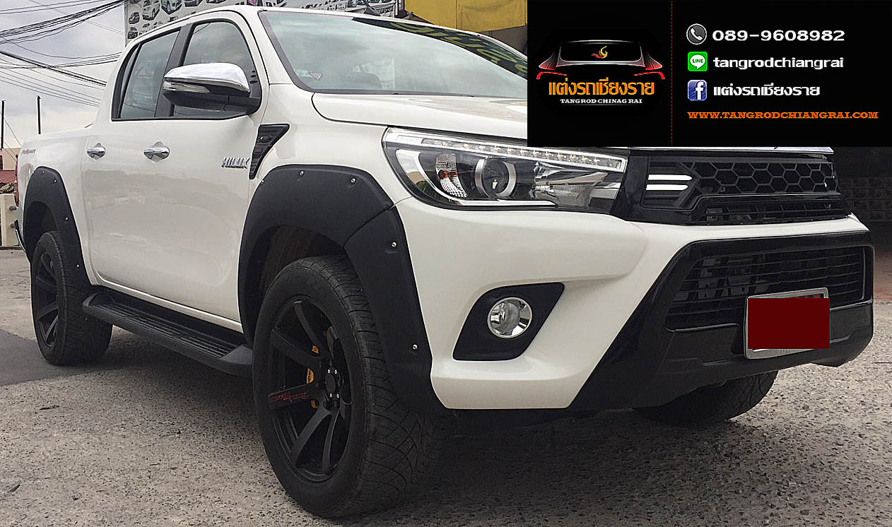 คิ้วล้อ V2 มีน๊อตแสตนเลส (6 ชิ้น) REVO