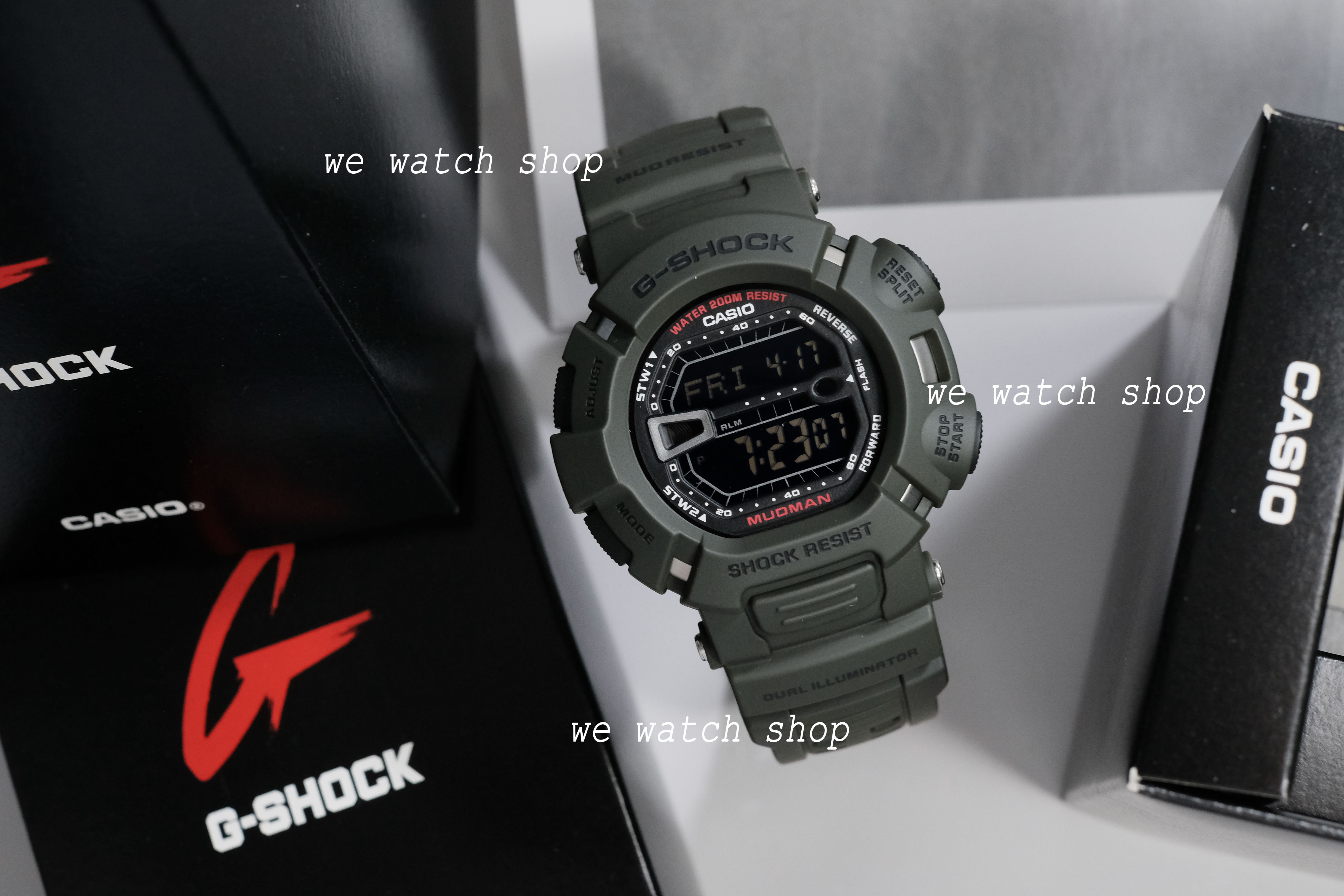 CASIO G-SHOCK รุ่น G-9000-3VDR สีเขียวเข้ม สินค้าใหม่ ของแท้ รับประกันศูนย์ CMG