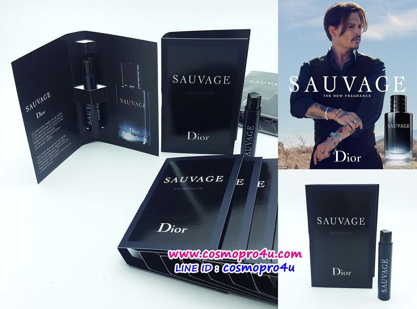 น้ำหอมvial DIOR SAUVAGE EDT หลอดหัวสเปรย์ 1ml ดิออร์ โซวาจ น้ำหอมสำหรับผู้ชาย กลิ่นหอมสดชื่น แนวกลิ่น Citrus