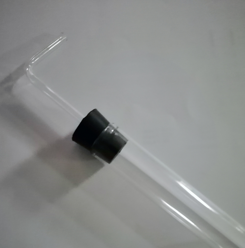 ชุดหลอดแก้วจุกยางพร้อมหลอดนำก๊าช