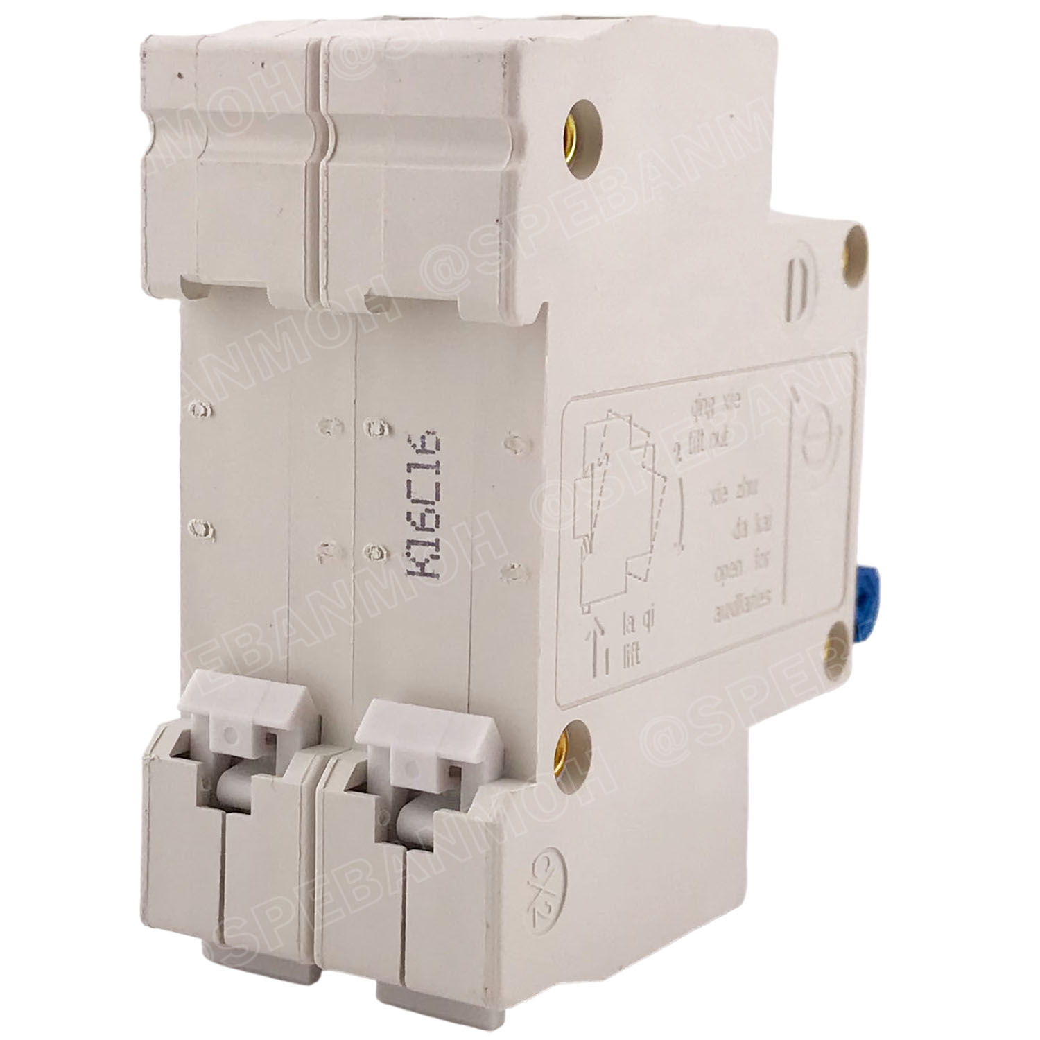 [ 1ชิ้น ] FB1-63-2P 16A BF เบรกเกอร์ ดีซี 2P 16แอมป์ 2Pole DC Breaker 600 VDC DC Circuit Breaker 2P สำหรับงาน solar cell เบรกเกอร์ไฟฟ้าโซลาร์เซลล์ DC ป้องกันกระแสเกิน ใช้ได้กับไฟฟ้ากระแสตรง DC เบรกเกอร์ 2โพล Solar Breaker เซอร์กิตเบรกเกอร์ MCB Breaker