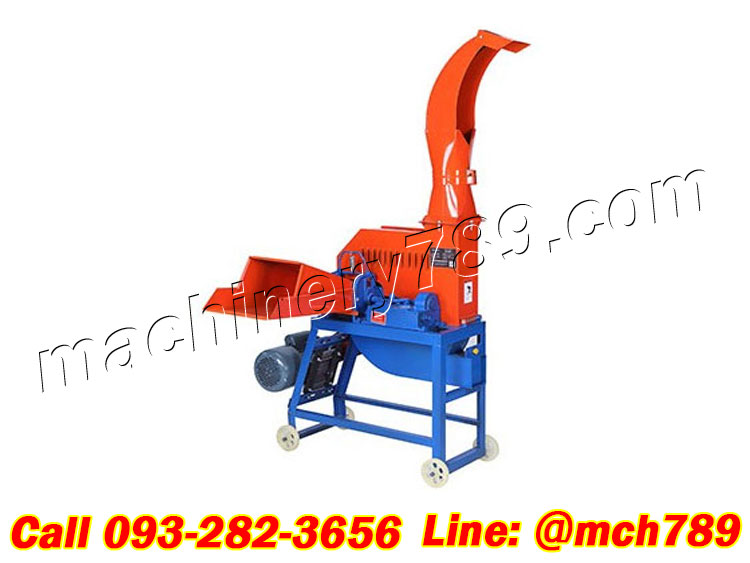 เครื่องสับหญ้าอเนกประสงค์ กำลังผลิต1.5-3.5 ตัน/ชม. เครื่องสับหญ้าเนเปียร์ เครื่องย่อยทางมะพร้าว เครื่องสับย่อยอเนกประสงค์ เครื่องสับต้นข้าวโพด เครื่องสับต้นอ้อย Mini Feed Grain Straw Grinder Mill / Grass Grinding Machine