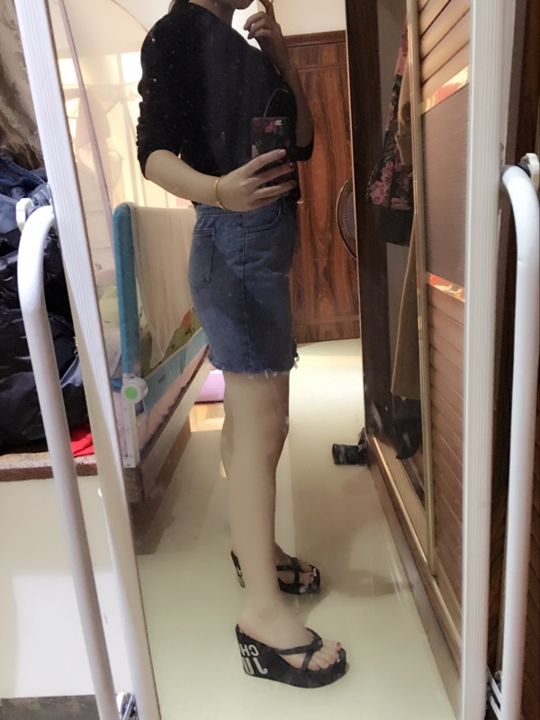 กระโปรงยีนส์สั้น Chicc Skirt 003