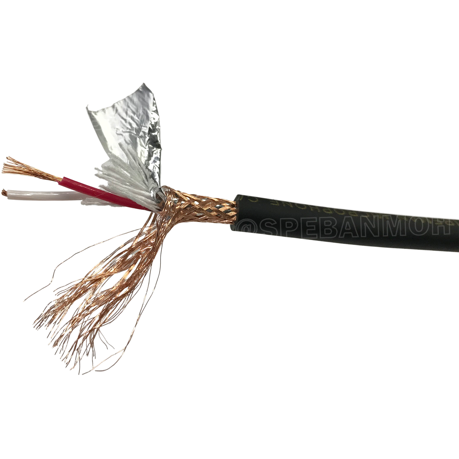 [ 3เมตร ] PR-MIC300 สายไมค์ Wireman Microphone cable stereo 6มม ไมค์Stereo 6 mm Ultra-low noise and high qulaity shielded ชีลรอบ กันสัญญาณรบกวน อย่างดี ทองแดงแท้ Audio Cable For Balance Connecter