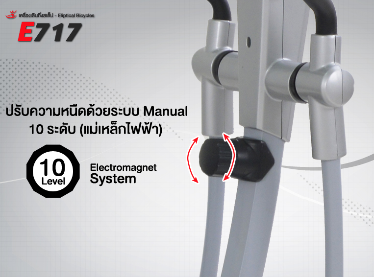 Elliptical เครื่องเดินวงรี V-Tech รุ่น E717 ลดเพียบ! ติดต่อ