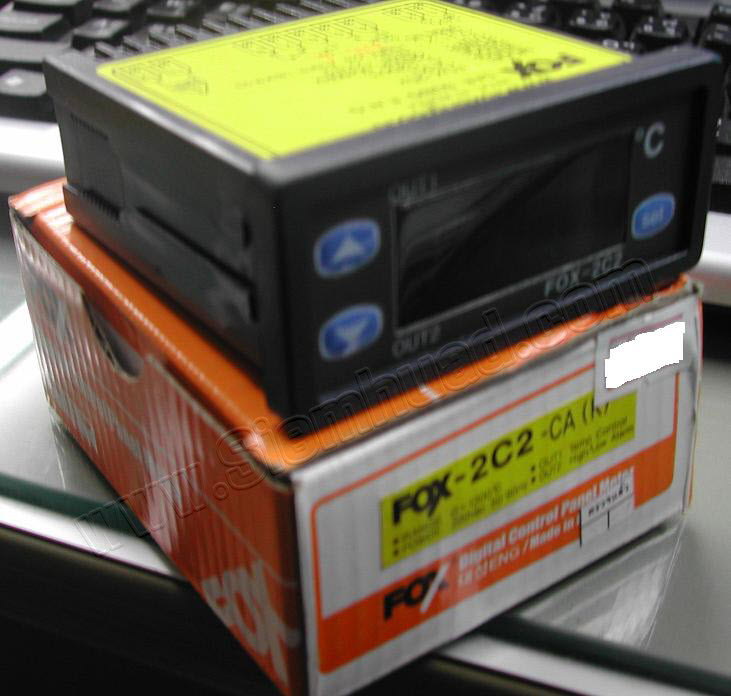 เทมเพอระเชอร์ คอนโทรลเลอร์ ควบคุมอุณหภูมิ / Temperature Controller (FOX) รุ่น FOX-2003, FOX-2C1, FOX-2C2, FOX-2P1, FOX-2P2, FOX-2IC, FOX-1H, FOX-FM-2CA-2, FOX- FM-2PT-1