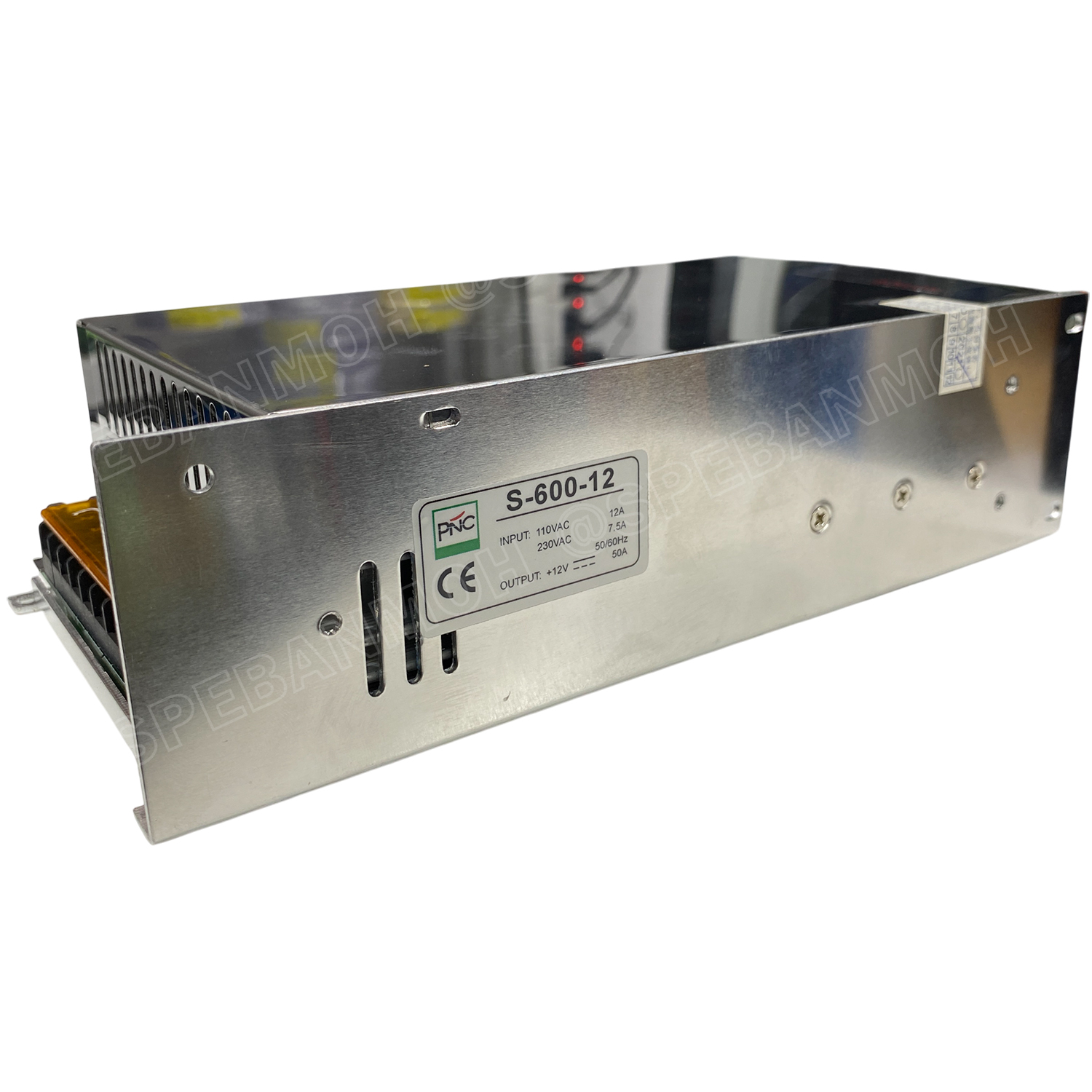 [ 1 ชิ้น ] S-600-12 Switching Power Supply สวิทช์ชิ่ง พาวเวอร์ซัพพลาย 600W 12V 50A Switching Power Supply 12VDC 600วัตต์ แหล่งจ่ายไฟ แบบสวิตชิ่ง 12 โวลต์ ซัพพลายจ่ายไฟ Output 12VDC เพาเวอร์ซัพพลาย โวลต์ ดีซี ตัวแปลงไฟ หม้อแปลง ไฟเข้า 110V / 220V AC to 12V