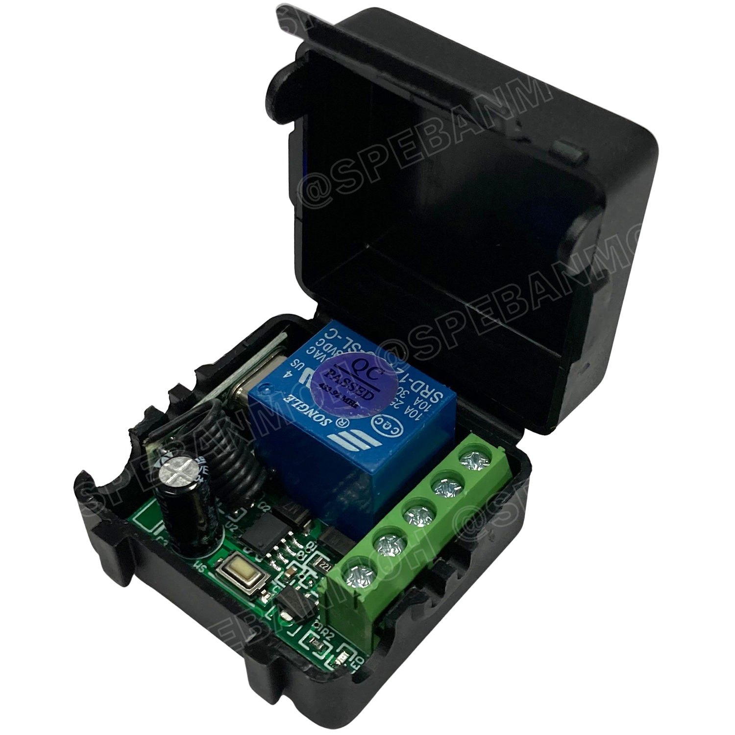 [ 1ชุด ] WRC-CH1-024-433MHz 24V สวิทช์รีโมท 1 ช่อง (Wireless Remote Control Switch), 433Mhz, 24V สวิทซ์รีโมท 24V รีโมทสวิทซ์ สวิทซ์ไร้สาย ไวเลส Switch Wireless ไร้สาย ใช้สัญญาณ 433MHz สวิทช์อัจฉริยะควบคุมแบบไร้สาย สวิทช์ไฟแบบรีโมทไร้สาย