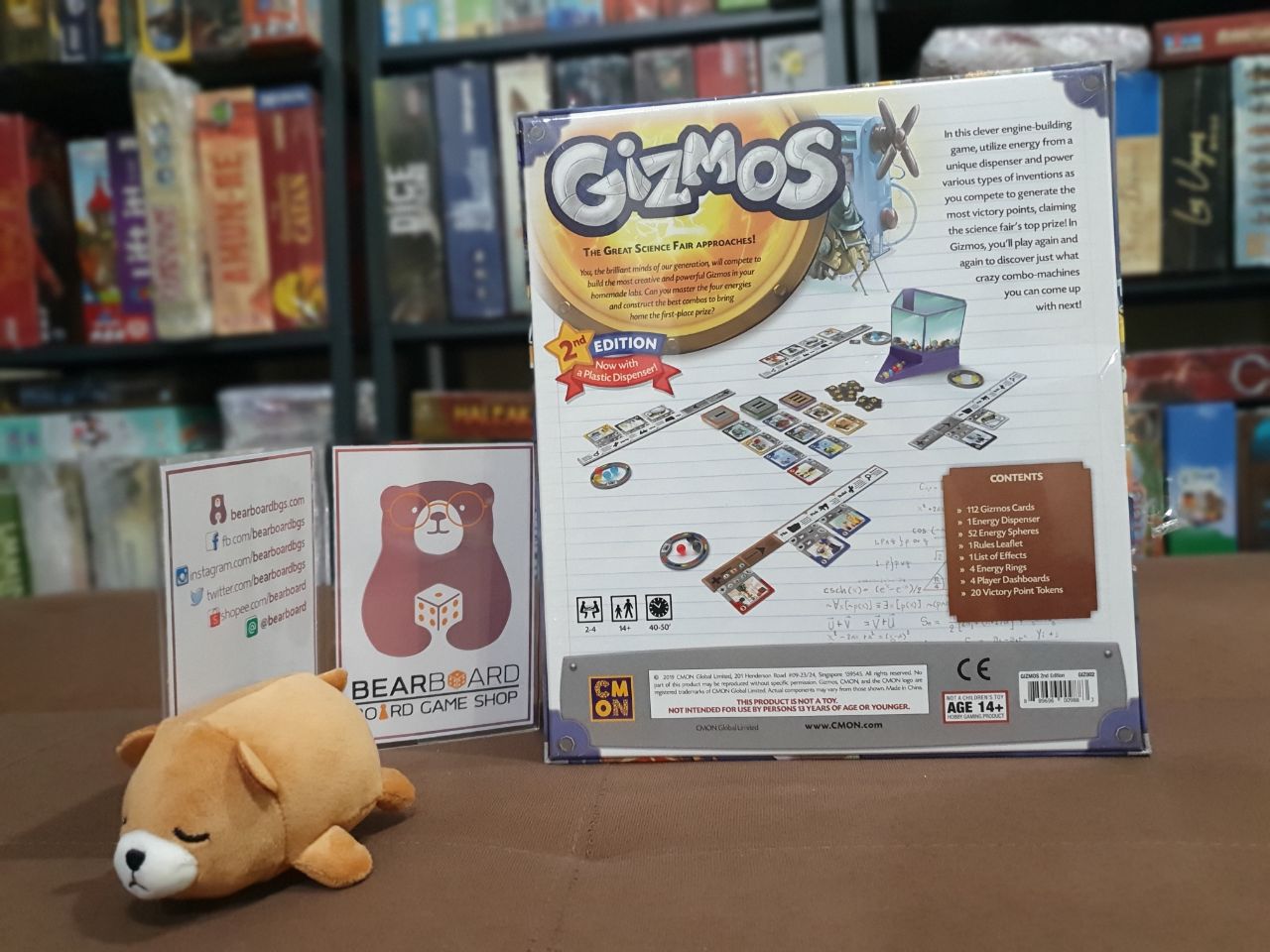 มหัศจรรย์แห่งกลไก - Gizmos [Thai 2nd Edition] บอร์ดเกมของแท้ 100% --กล่องจ่ายพลังงานแบบพลาสติก