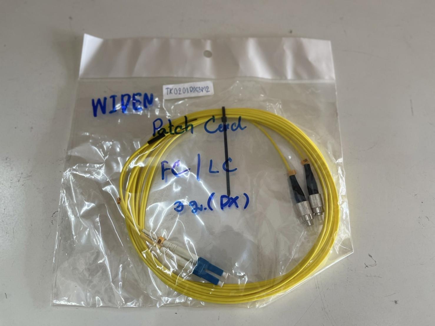 Widen Patch Cord FC/UPC-LC/UPC SM 9/125 DX 3 M.