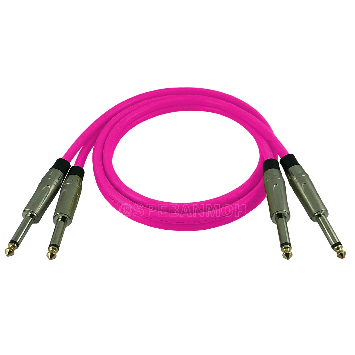 [ 1 เส้น ] LT-MIC-S01-PINK LITON สายสัญญาณ 2ออก2 2MIC ผู้ ออก 2MIC สายไมค์ MIC โมโน Cable สำเร็จรูป Cable Assembly 2 ออก 2 สายเครื่องเสียง สายซับ สายสัญญาณโมโน Audio Mono Cable แจ็คสายสัญญาณเสียง สําหรับโฮมเธียเตอร์ Microphone Cable สายสัญญาณคู่ ทองแดงแท้