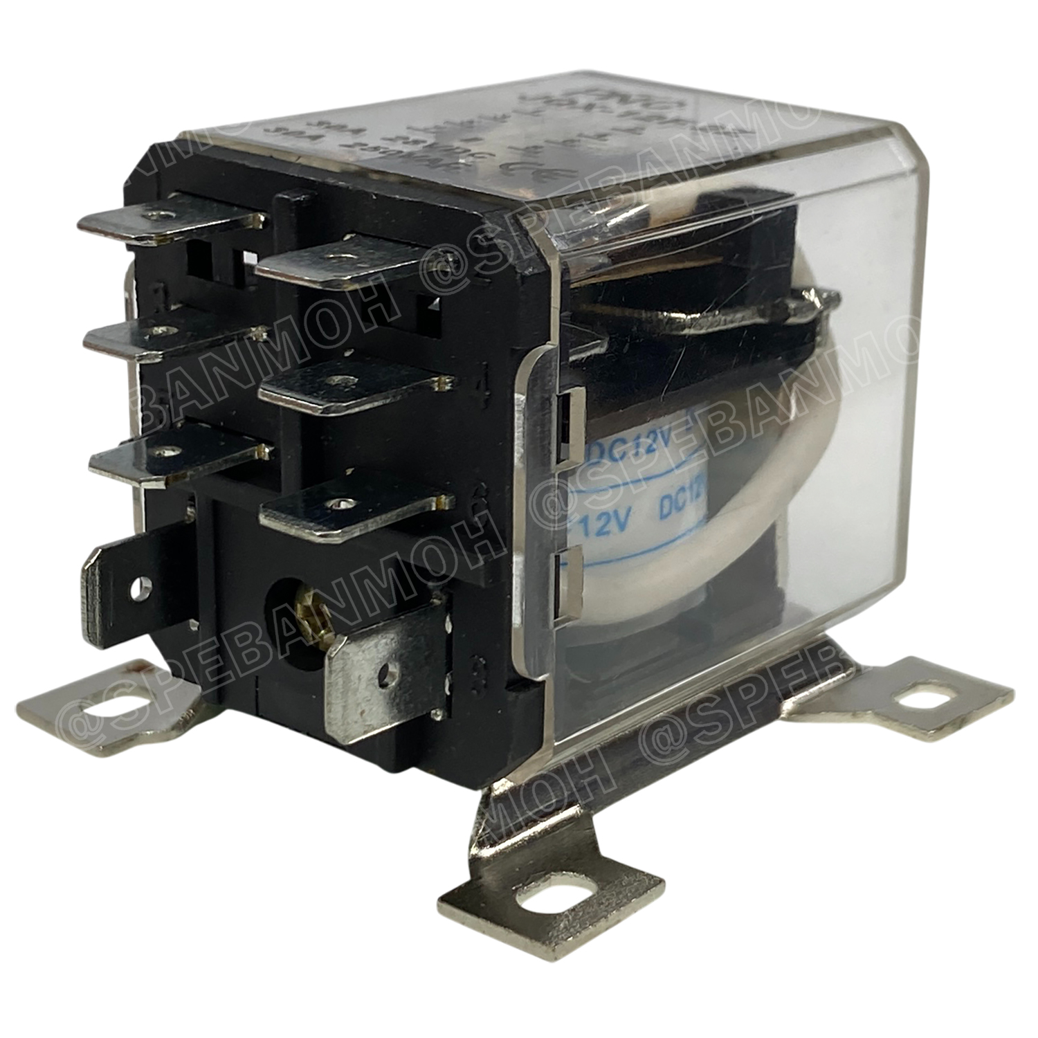 [ 1 ชิ้น ] JQXX-12F-012V รีเลย์ JQXX-12F Coil 12VDC 30A 250VAC 30A 28VDC Power Relay 8P 8ขา รีเลย์กําลังสูง 30แอมป์ 2NO 2NC Electromagnetic Relay อุปกรณ์ไฟฟ้า สวิทช์ไฟฟ้า High Power Relay JQX พร้อมขายึด