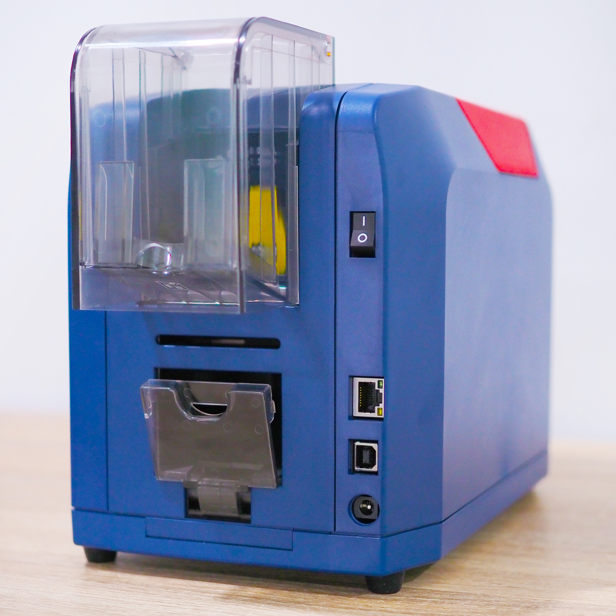 เครื่องพิมพ์บัตรพลาสติก เครื่องพิมพ์บัตรพนักงาน บัตรข้าราชการ บัตรประจำตัว บัตรนักเรียน Card printer Thermal dye-sublimation direct to card Seaory S21