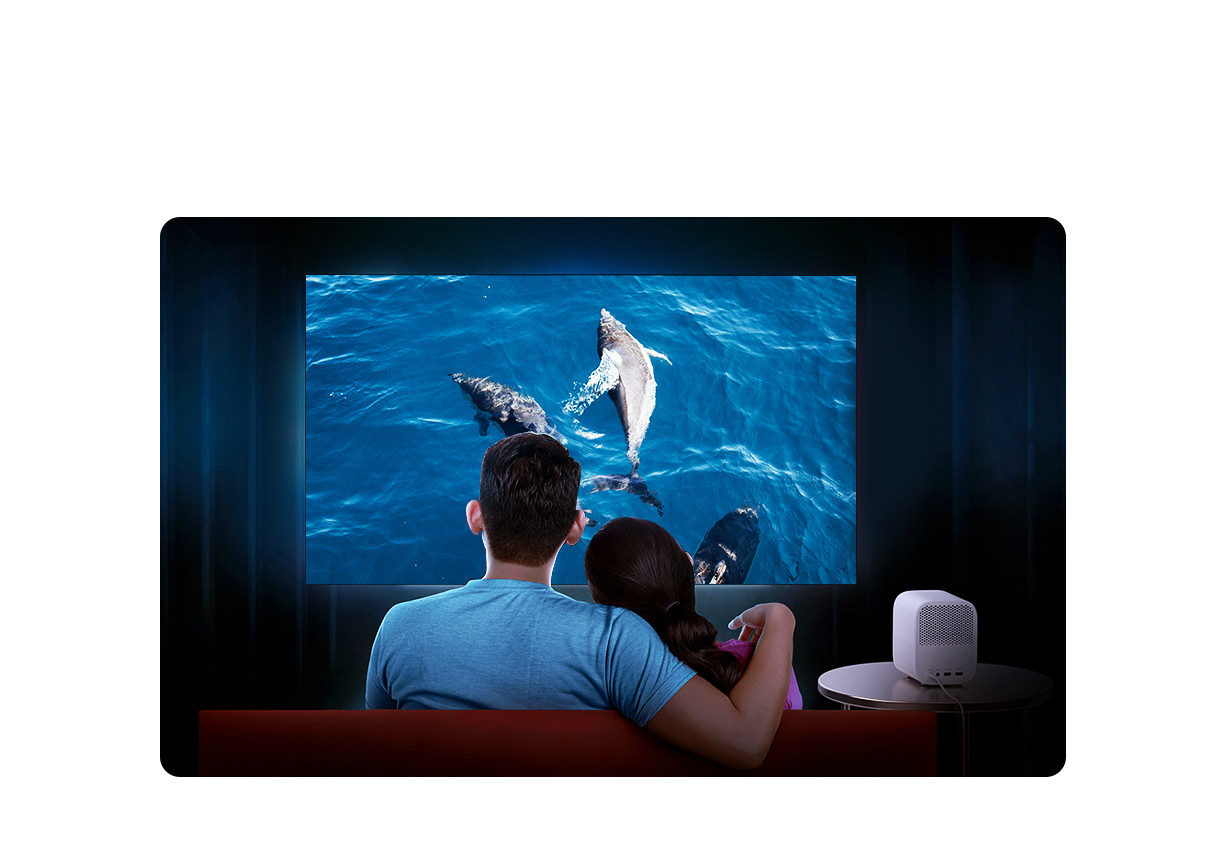 Mi Smart Projector 2 เครื่องฉายภาพคุณภาพสูง ฉายภาพกว้างสูงสุด 120 นิ้ว ประกันศูนย์ไทย 1 ปี | Global Version