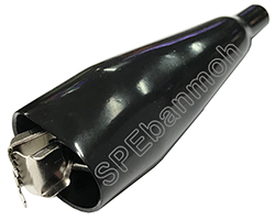 ปากคีบ สีดำ-แดง (Alligator Clip) AL-022-75