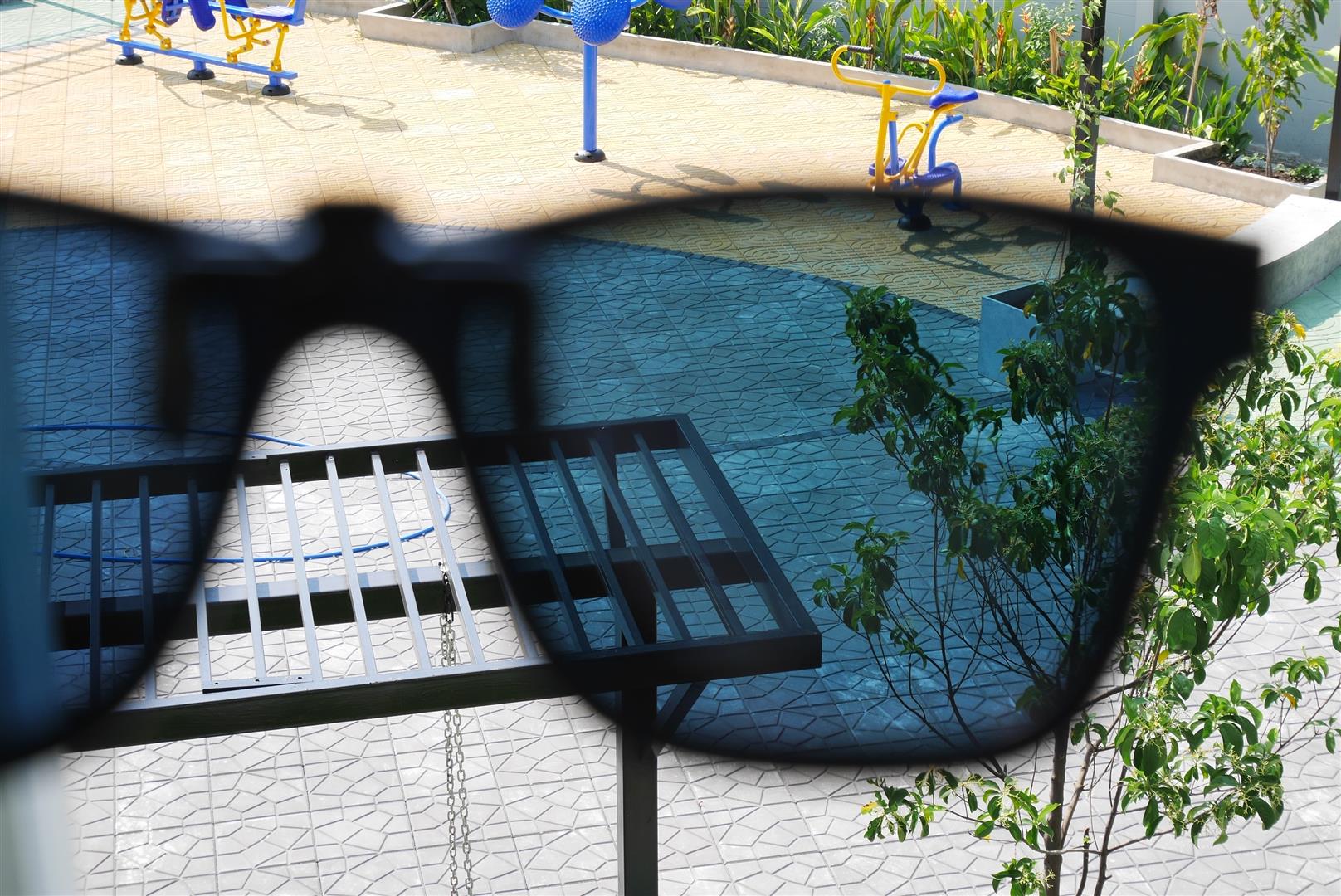 คลิปออนกันแดด Clipsster รุ่น Wayster O Signature Edition กรอบดำเลนส์ปรอทส้ม