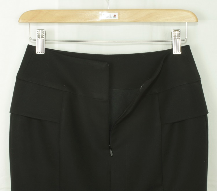 SK-170 กระโปรงแฟชั่น&ทำงาน ทรงสอบ ผ้าคอตต้อนญี่ปุ่นสีดำ