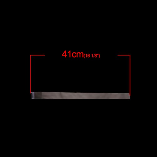 100 ใบ ถุงพลาสติกใส OPP(ถุงแก้ว) ฝากาว ขนาด 2.5x41 ซม.(ส่วนใช้งาน 2.5x37 ซม.) หนา 0.035