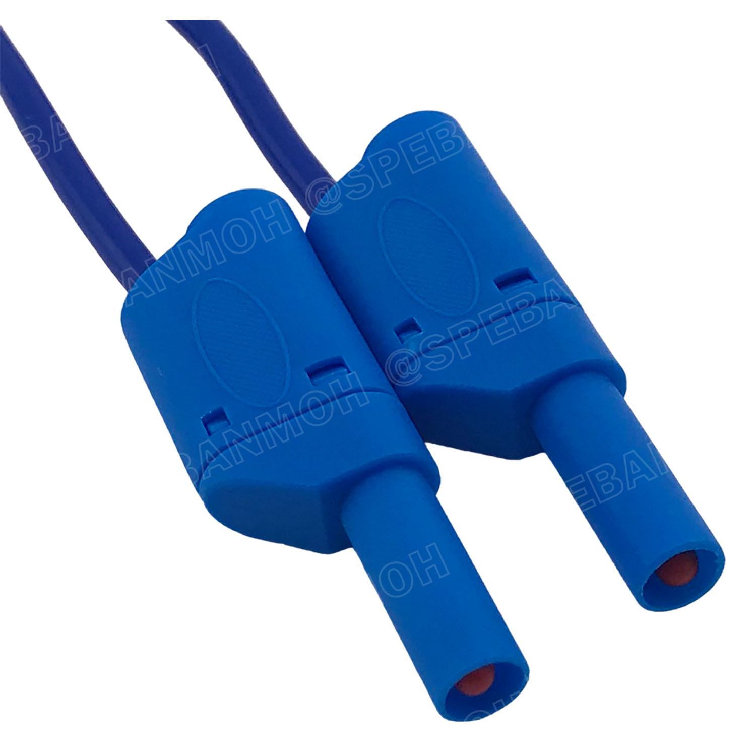 [ 1เส้น ] BNN-W-018 1M 4mm เลือกสี : สายเซฟตี้เทส Safety Test Lead สายบานาน่า พร้อมหัว ขนาด 4มิล 1.0 Sq.mm. 10A 1เมตร สายแทส สายพร้อมหัวบานาน่า Banana Plug with wire บานาน่าปลั๊ก สายปลั๊กกล้วย ปลั๊กกล้วย พร้อมสาย สายไฟเทส สายซัพพลาย สายพาวเวอร์ซัพพลาย