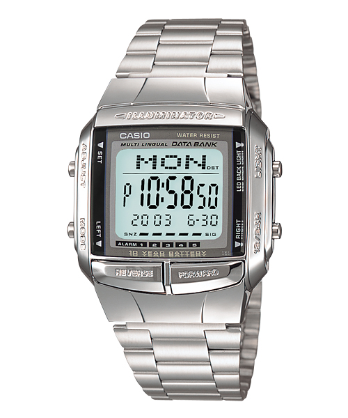 CASIO CLASSIC DATA BANK รุ่น DB-360-1ADF สีเงิน สินค้าของเเท้ รับประกันศูนย์ CMG