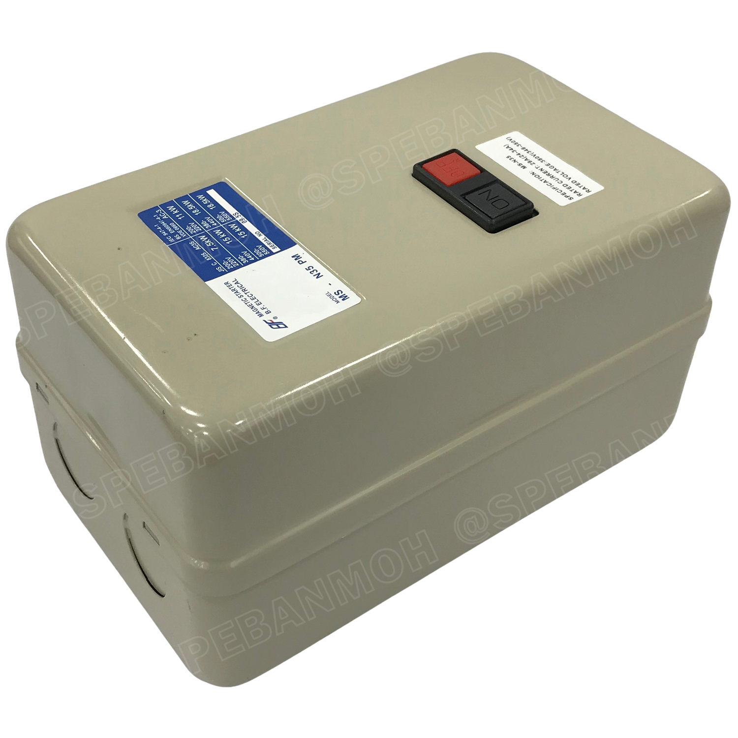 [ 1ชิ้น ] MS-N35 เลือกคอลย์ 220V : 380V Magnetic Contactor + Overload [ S-N35 + TH-N20KP 29A ( 24-34A ) ] แมกเนติก คอนแท็คเตอร์ 40A + โอเวอร์โหลด พร้อมสาย วงจรสตาร์ท สต็อป แมกเนติกพร้อมสวิทช์ Start - Stop BF แมกเนติก สตาสเตอร์ แมกเนติกสวิทช์