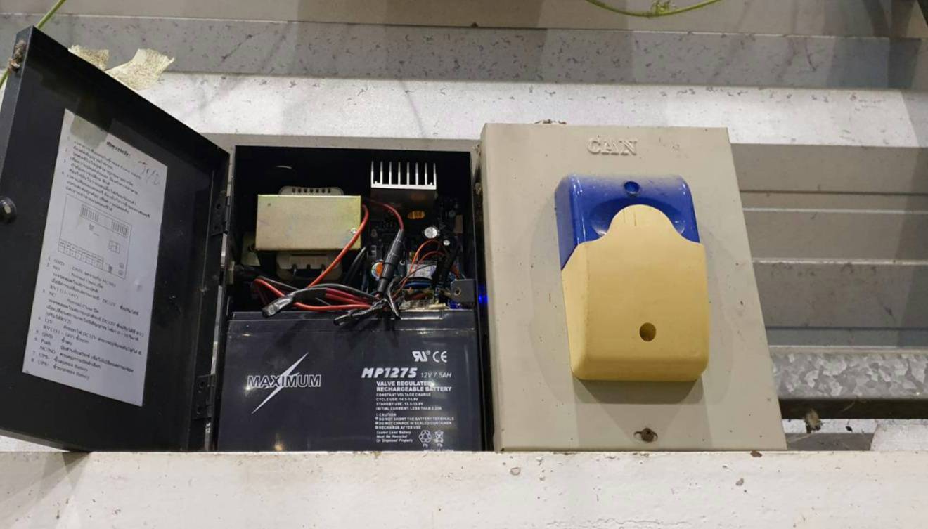 ไซเรนแบบมีไฟกระพริบ MINI STROBE SIREN