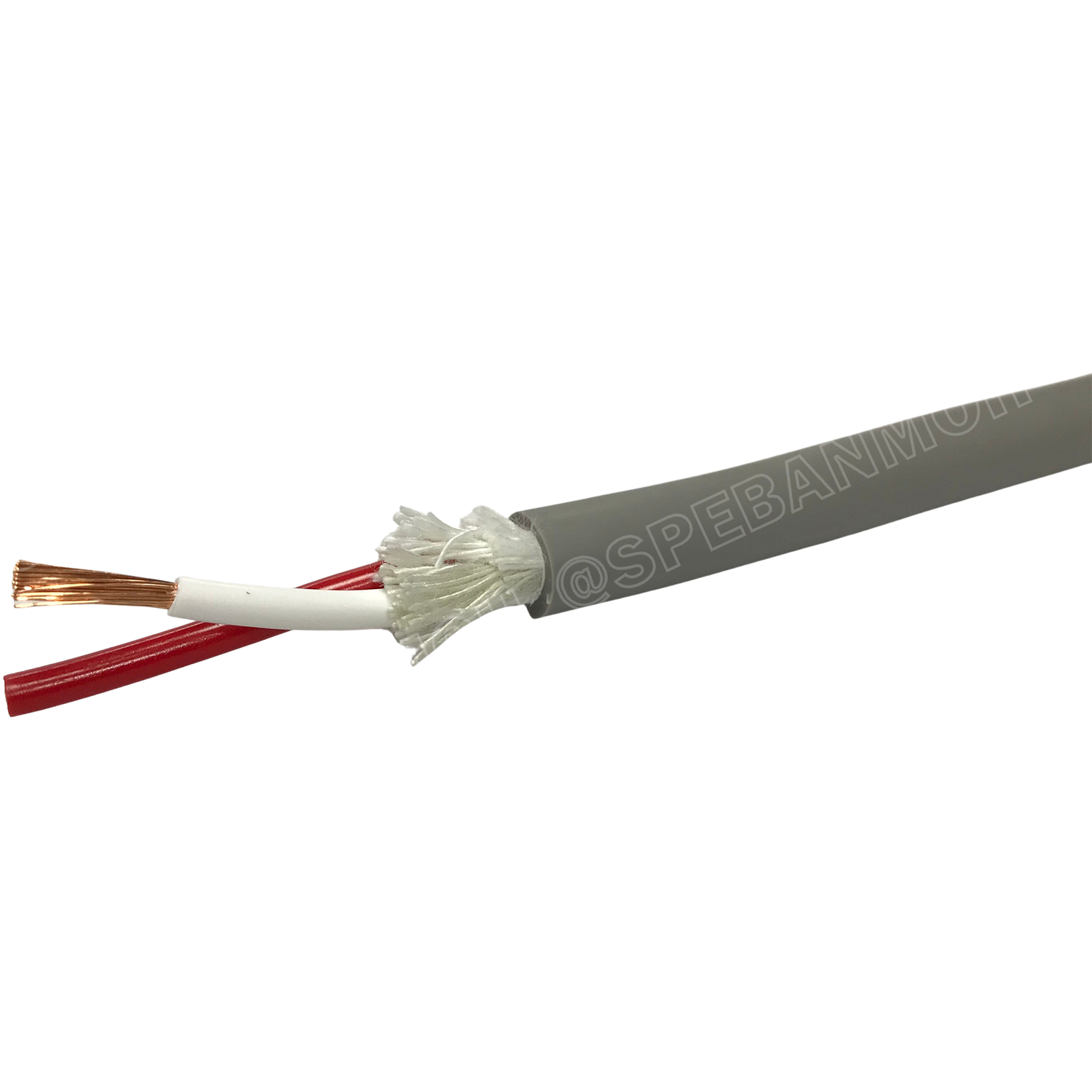 [ 100 เมตร ] JSL-234 สายลำโพง Dynacom 14AWG x 2C ( 2.0 sq.mm.) กลมเทา JSL SPEAKER CABLE 234 สายลำโพงบ้าน สเป็คคอน Speakon สายต่อลำโพง สายสัญญาณ Audio Cable สายทองแดงแท้ SpeakerCable สายต่อตู้ลำโพง สายต่อ Speakon 14 AWG สายสัญญาณเสียง