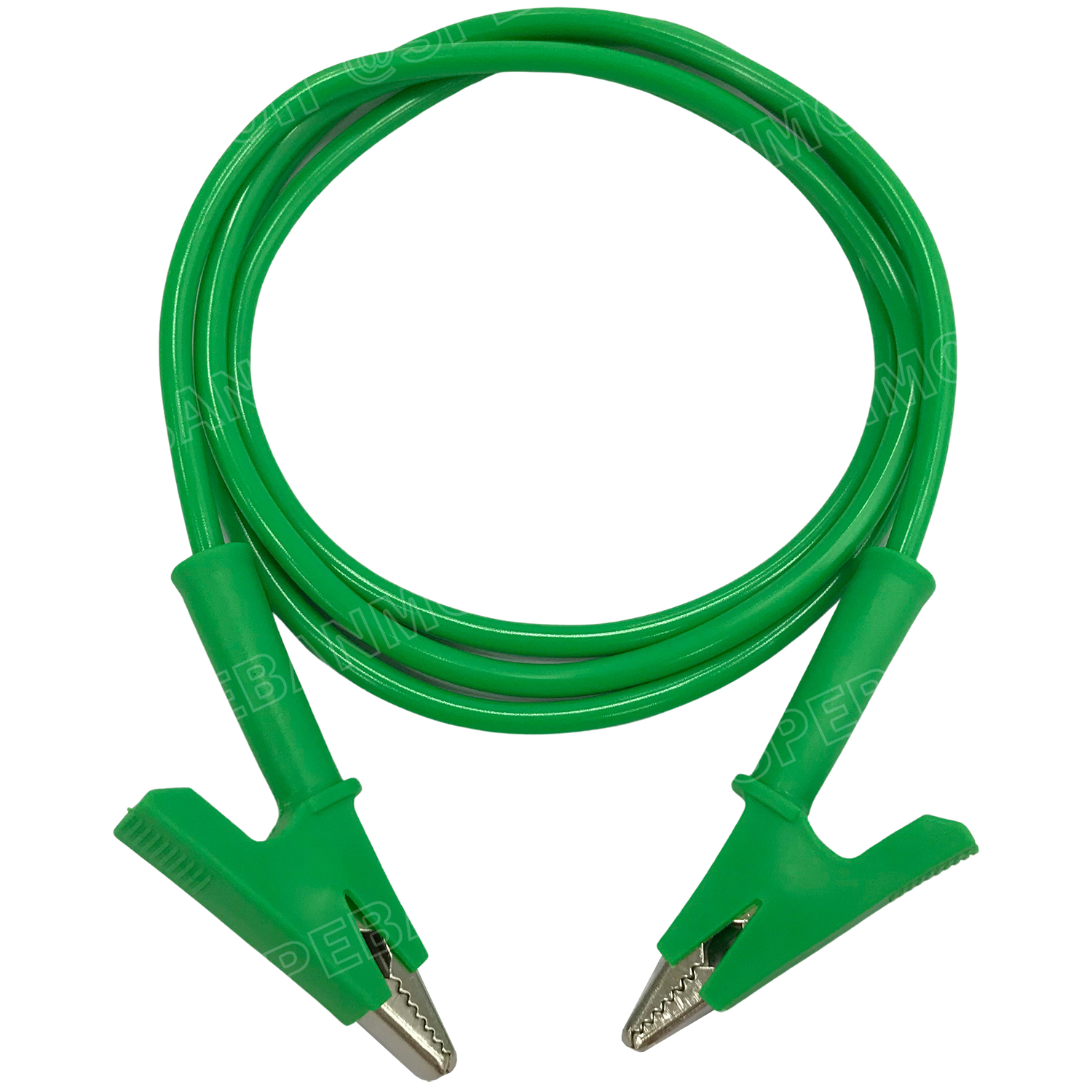 [ 1เส้น ] ALW-70036 สายปากคีบ Alligator Clip 10A 1เมตร Size 1.0mm² สายปากคีบ สายแทส Alligator Clip Wire สายปากคีบ หัวท้าย ขนาด 1.0sq.mm ยาว 1M สายทดสอบ Lap Test สายไฟ ปากคีบ หัวท้าย Test Lead สายไฟอเนกประสงค์ สายหนีบ สายไฟทดสอบ