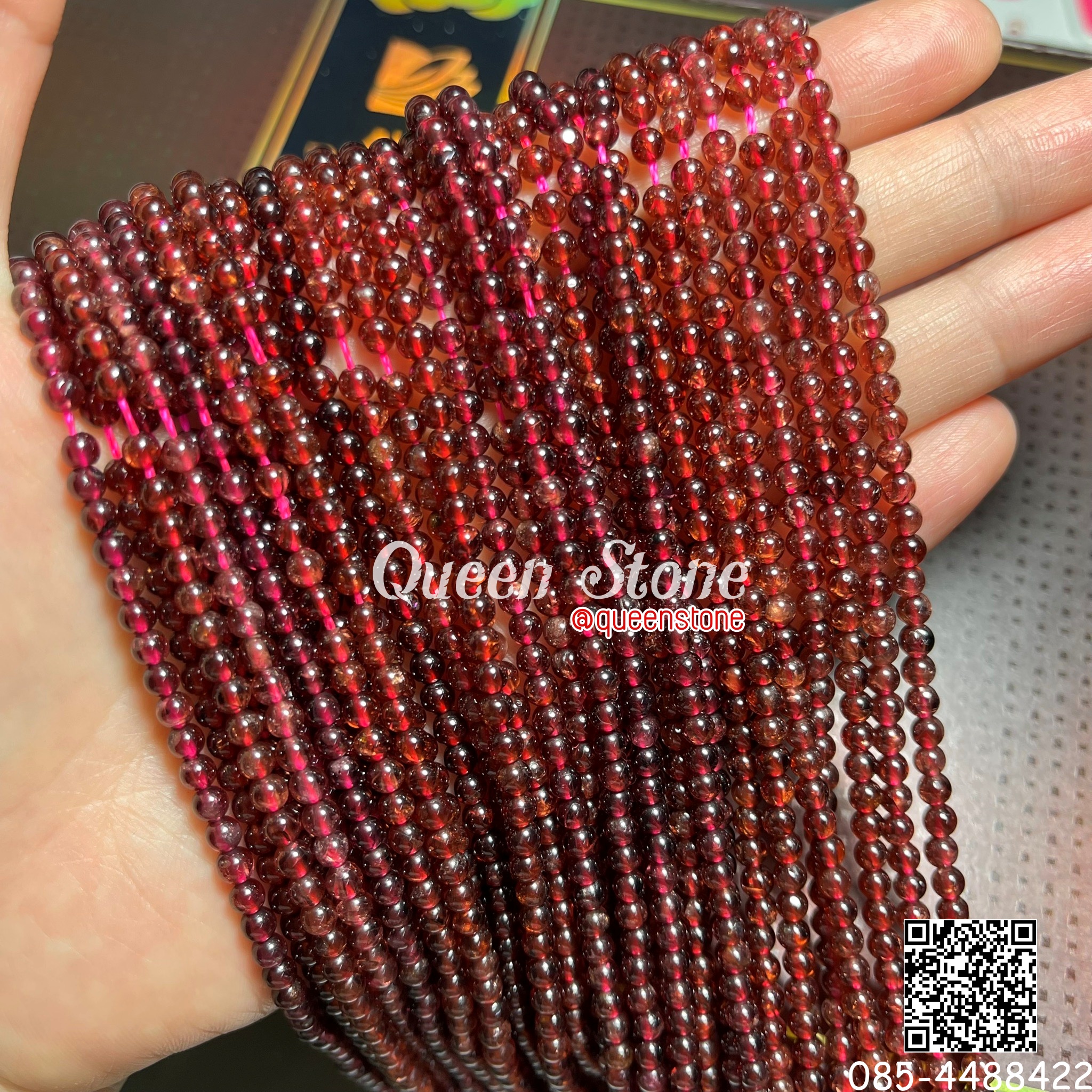 โกเมน 3.5 มิล (Premium) *หินแท้*