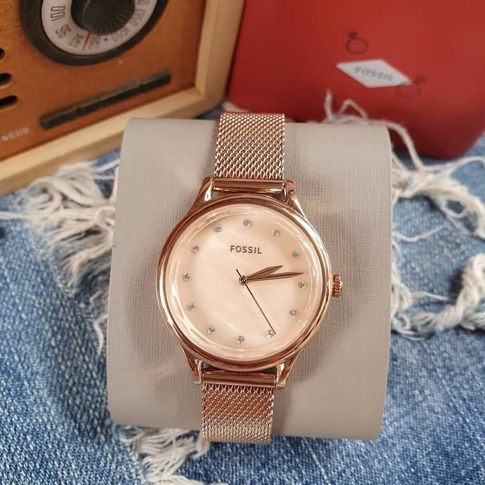 FOSSIL FOSSIL Laney Three-Hand Rose 