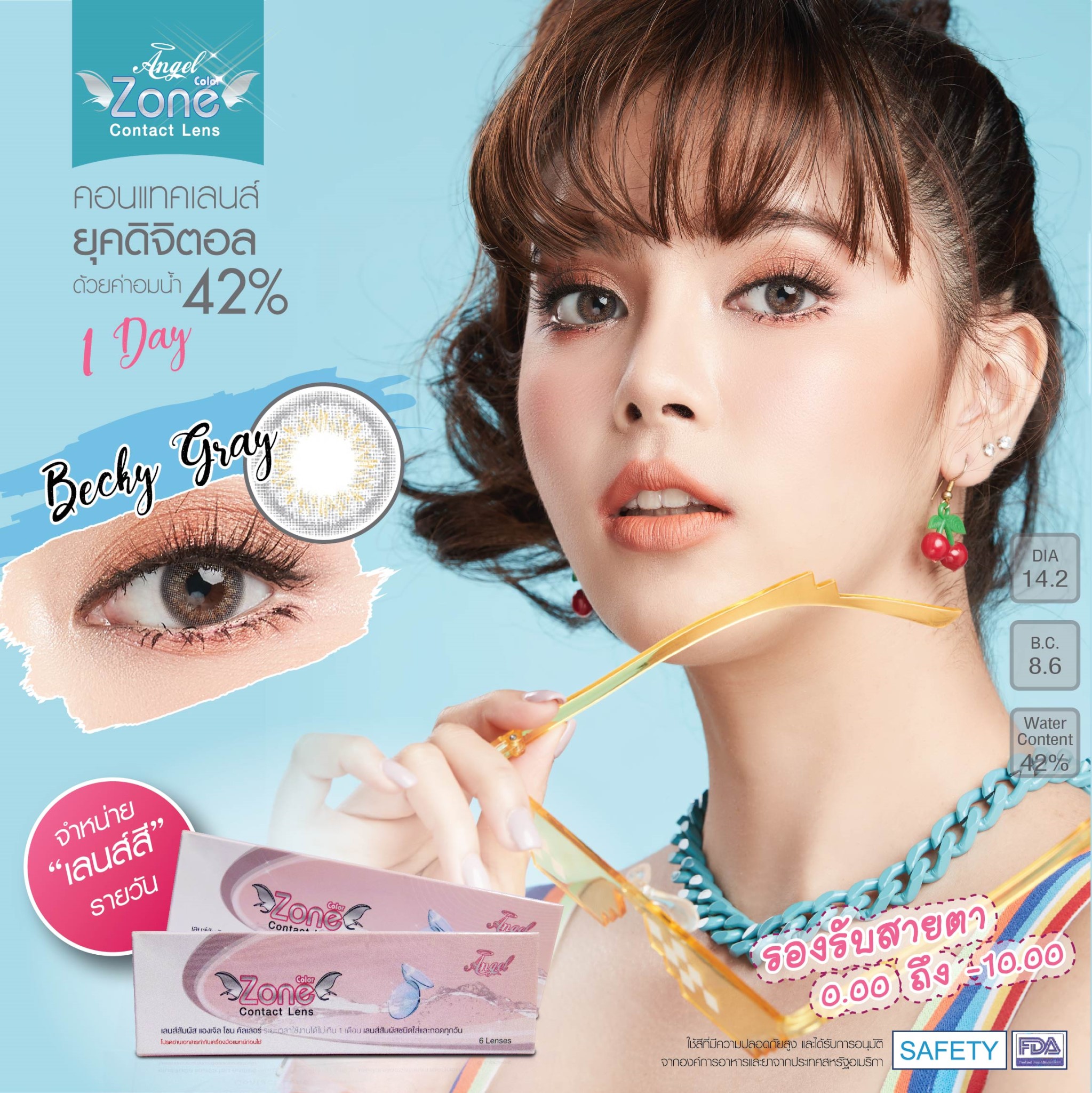 AZD01 รุ่น 14.2 Becky Gray (1Day/รายวัน) Step 1-4 AZD Y
