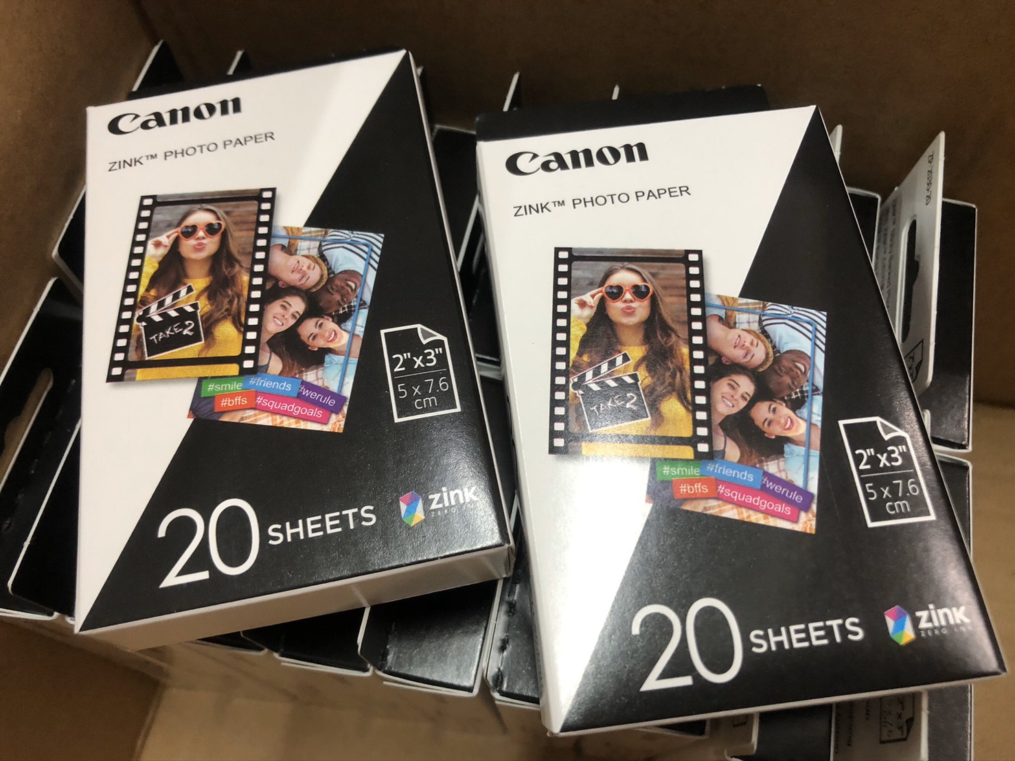 กระดาษฟิล์ม Print Canon ZINK ZP-2030 (1กล่อง/20แผ่น) 2x3 paper for CANON iNSPiC S ZV-123A,CV-123A PV-123,PV-123A