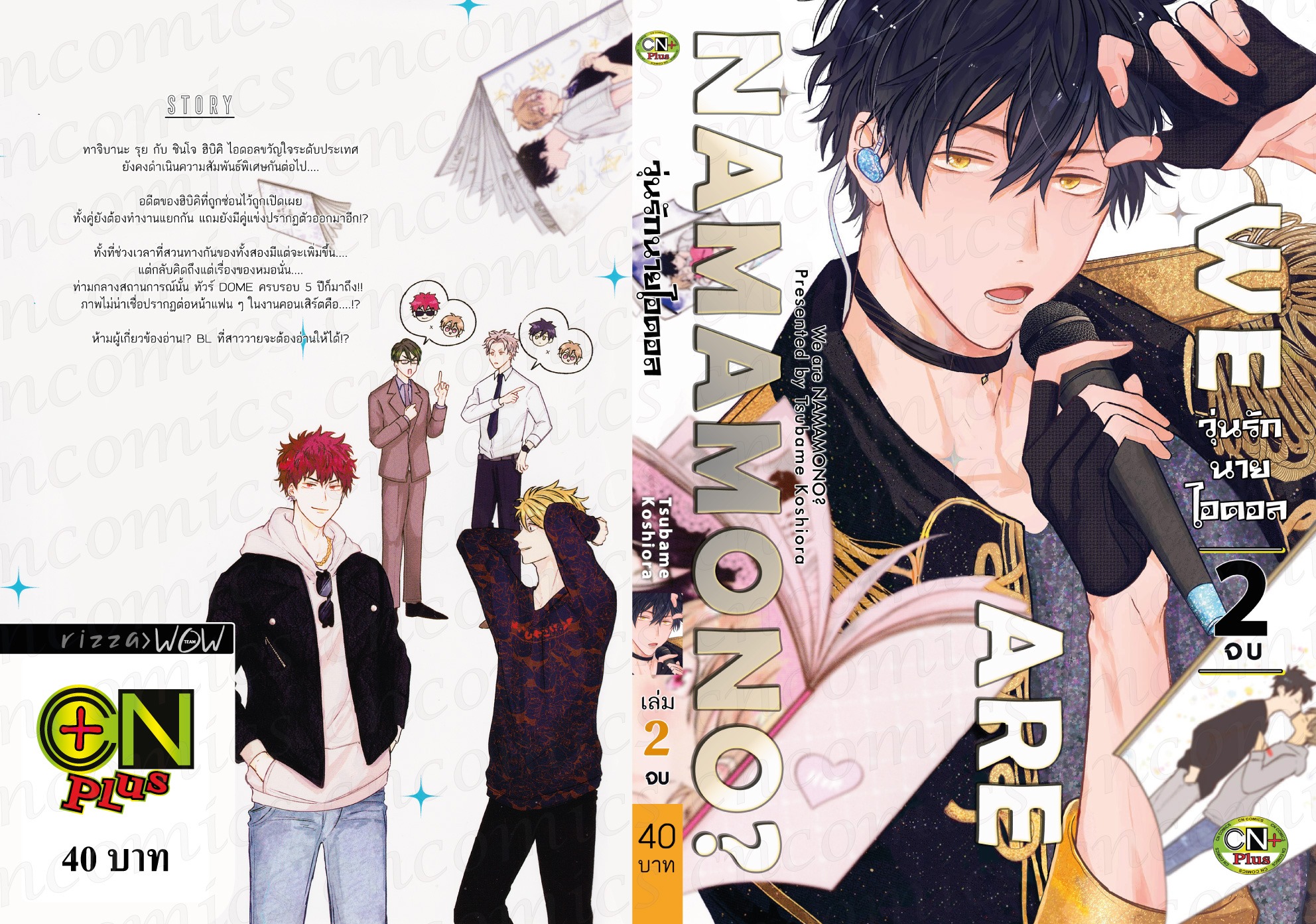 วุ่นรักนายไอดอล We are NAMAMONO? เล่ม 2 (2 เล่มจบ) : Tsubame Koshiora