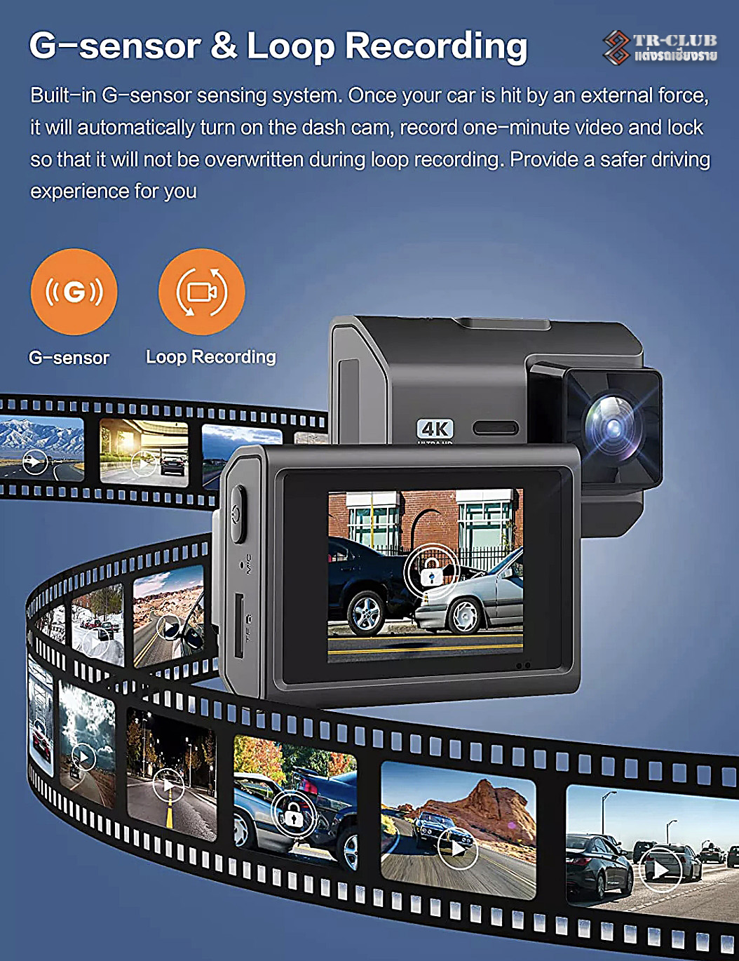 กล้องติดรถยนต์ X-PRO M500