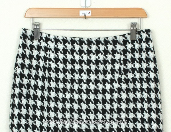 SK-396 กระโปรงทรงดินสอ ผ้า Channel ลายชิโนริ สไตน์เรียบหรู ใส่แมทกับเสื้อผ้าได้ง่าย ผ้าเนื้อดี รีดง่ายค่ะ