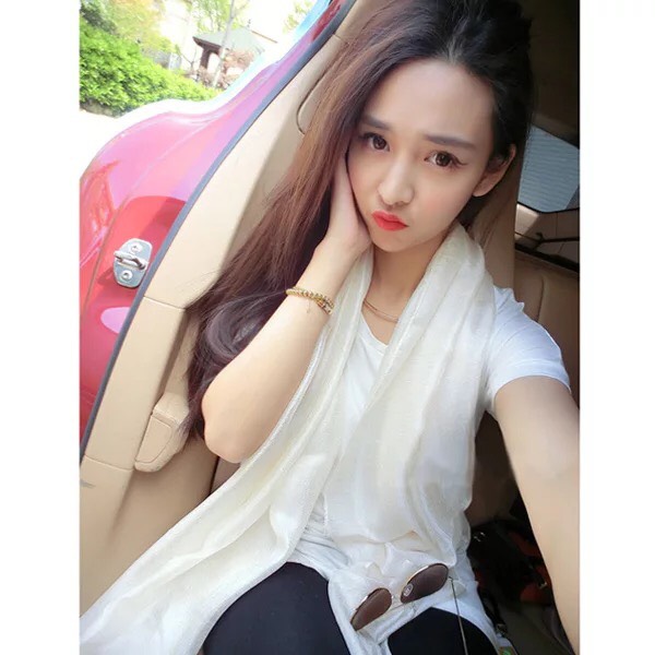 ผ้าคลุมไหล่ ทอลายลินิน เนื้อนุ่ม พริ้ว เบา