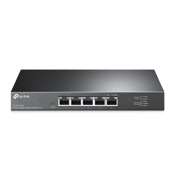 TP-LINK TL-SG105-M2 5-Port 2.5G Desktop Switch รับประกันศูนย์ไทย